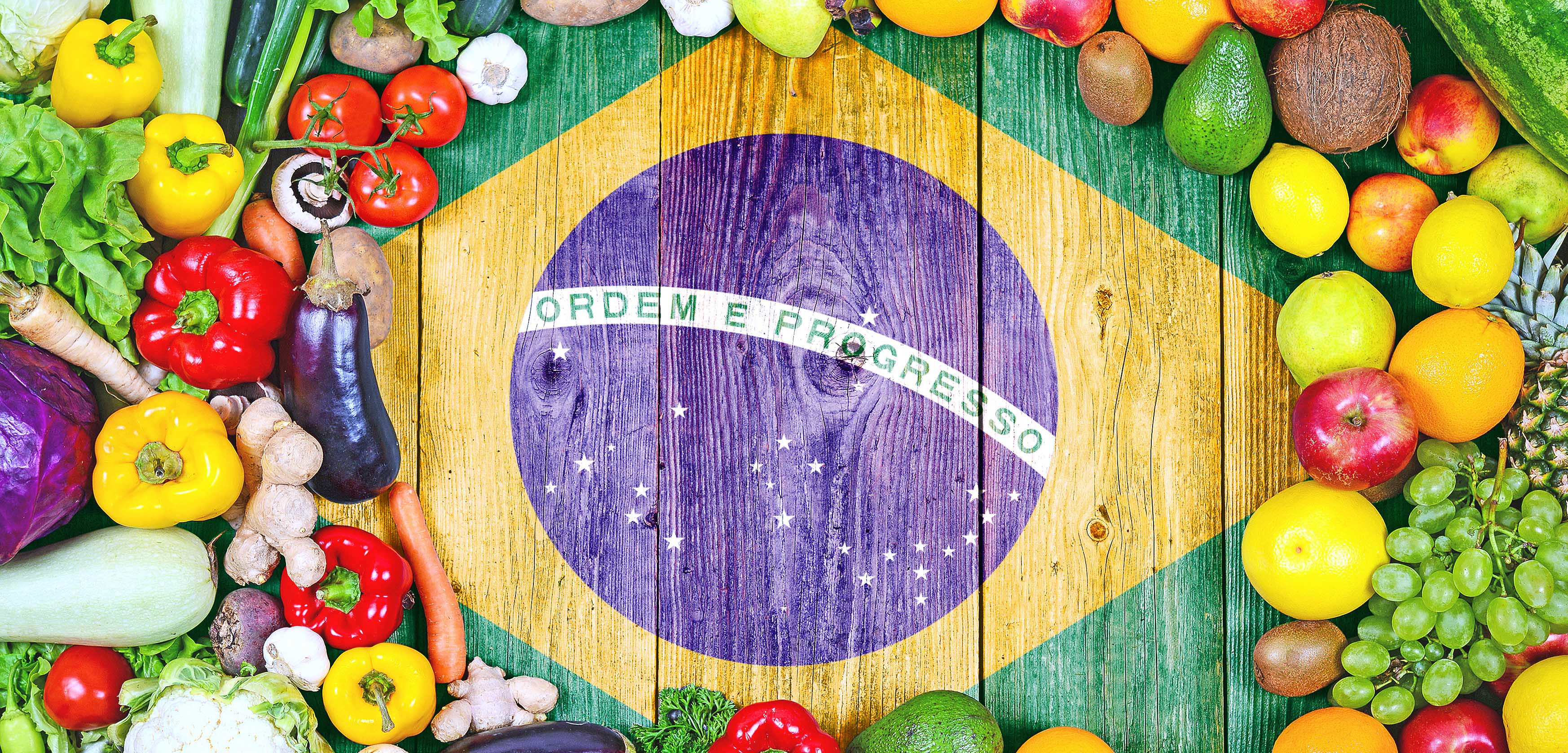 Fresh fruits and vegetables from Brazil